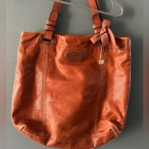 Fossil Women's Leather Tote Bag